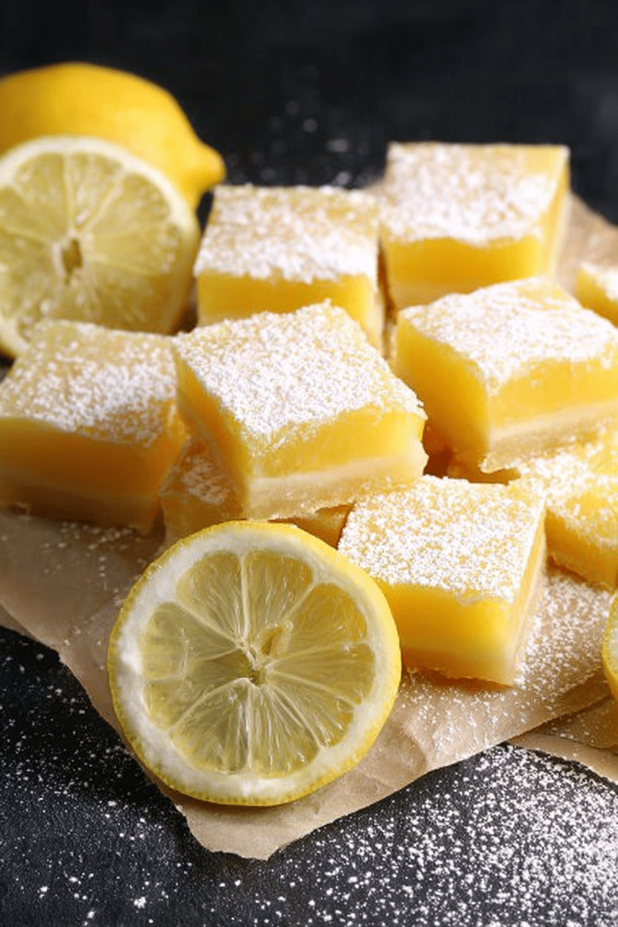 Frische Zitronen auf einem Holzbrett, bereit für die Herstellung von einfachen Lemon Bars.
